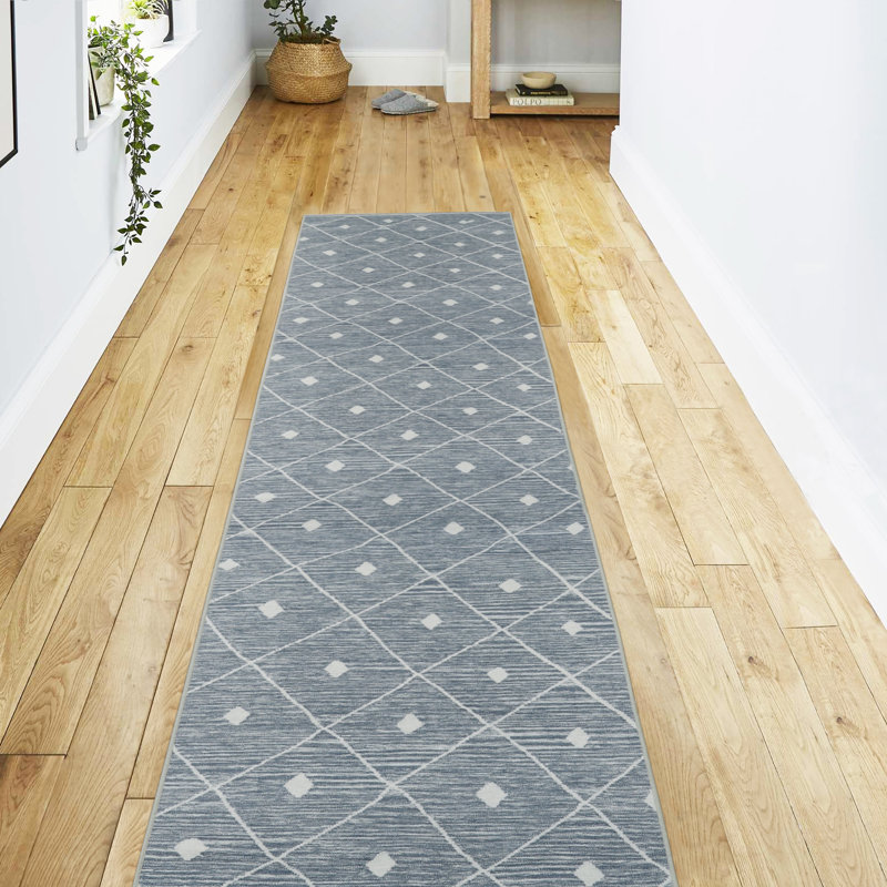 Wyatt & Ash Seta Machine Washable Imagine Printed Chenille Rugs 1-Piece, Runner 2' x 8'