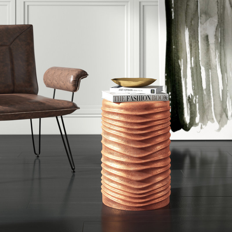 Tabouret d'appoint Jonica, Cuivre
