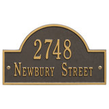 2-Line Wall Address Plaque