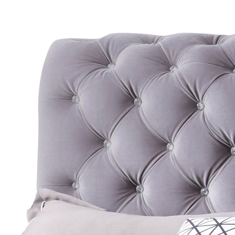 Maxx Queen Box Spring Bed, Gray, Gray, Queen