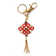 Feng Shui Import 2'' W Gold/Red Key Chain