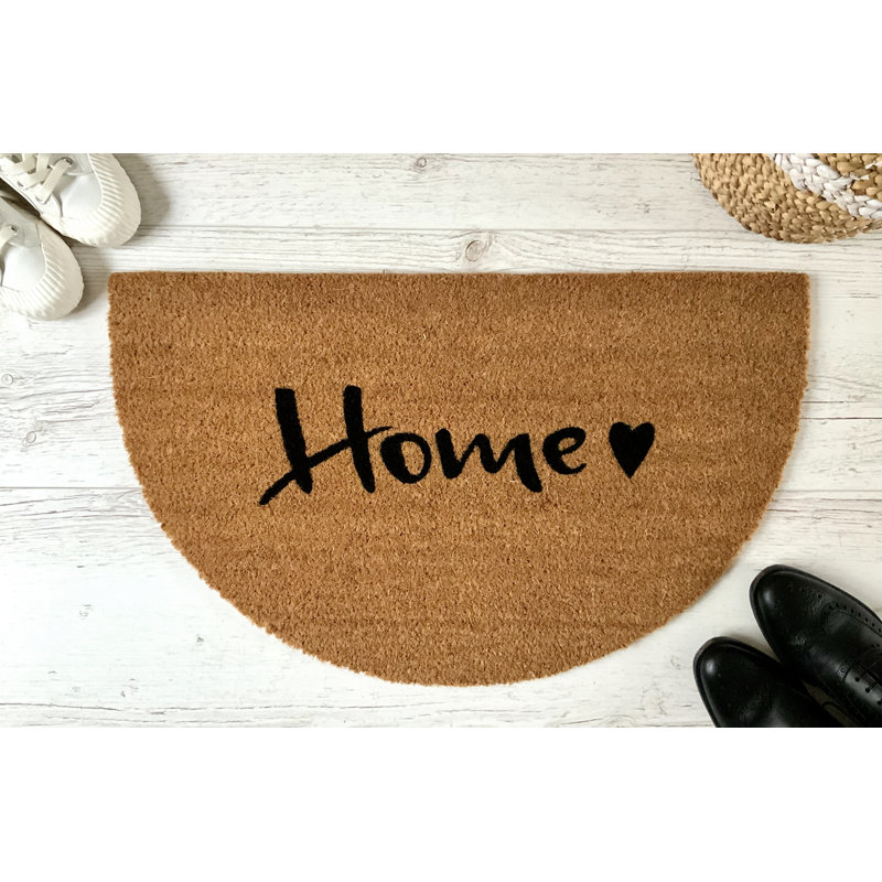 Fellsmere Non-Slip No Pattern Doormat