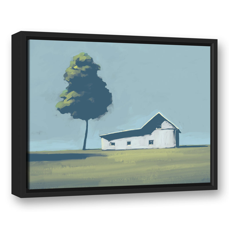 Barn and Big Sky, reproduction d'art sur toile, H 17,75 po x l 21,75 po x P 1,75 po