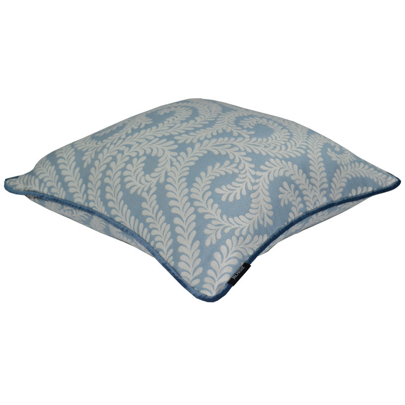 Holoman Floral Square Throw Cushion, Blue, 60 x 60cm