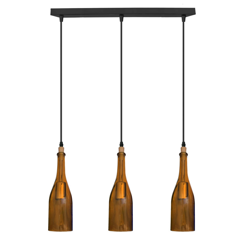 Paliwal 3 - Light Green Kitchen Island Pendant, Yes, Yellow