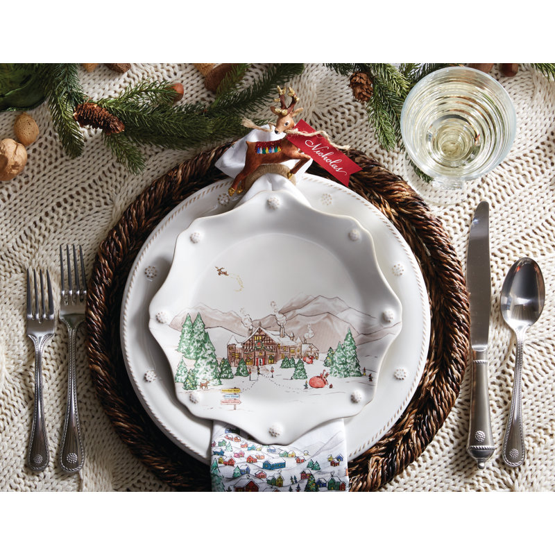 Berry & Thread North Pole Dessert/Salad Plate Assorted Set