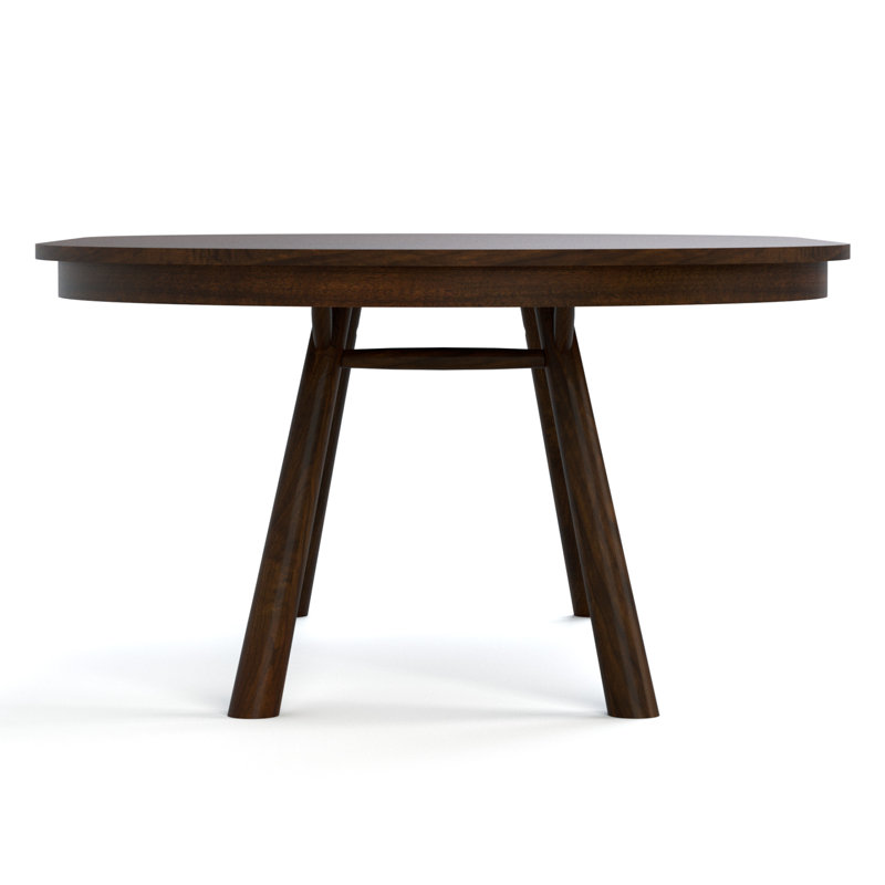 Hudson Valley 4 - Person Extendable Walnut Solid Wood Dining Set
