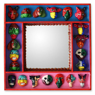 Bozart Glass Square Mirror