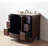 Lindenwood 40'' Single Bathroom Vanity with Stone Top-26966159-26966160