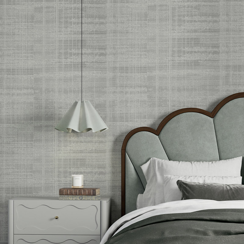 Boutique Lamont Weave Wallpaper, Light Grey