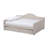 Jaileigh Light Beige Queen Size Upholstered Daybed with Trundle, 31.08'' H X 86.12" W X 63.52"D-366361270-366361271