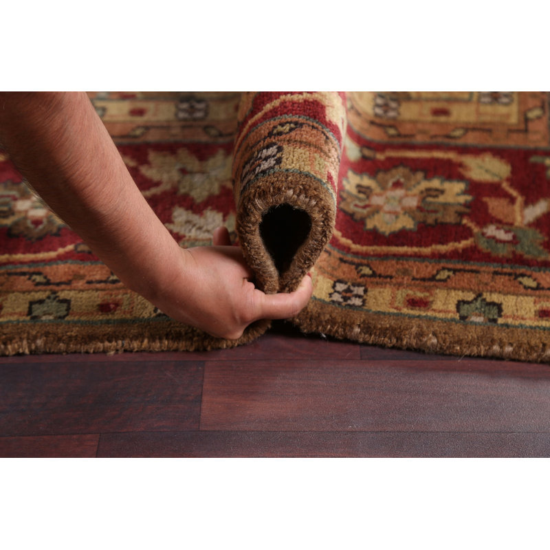Brown Wool Agra Handmade Area Rug 8x11