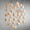 Alabaster Maeva Round Chandelier 33'' Dia