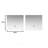 Geneva 84" Wall-Mounted Double Bathroom Vanity Set with Mirror-461471884-515009999