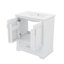 Meuble-lavabo élégant avec lavabo en céramique, 2 portes et 1 tiroir-1214369730