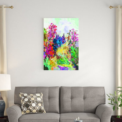 «Brightly Coloured Landscape», reproduction d'art sur toile tendue