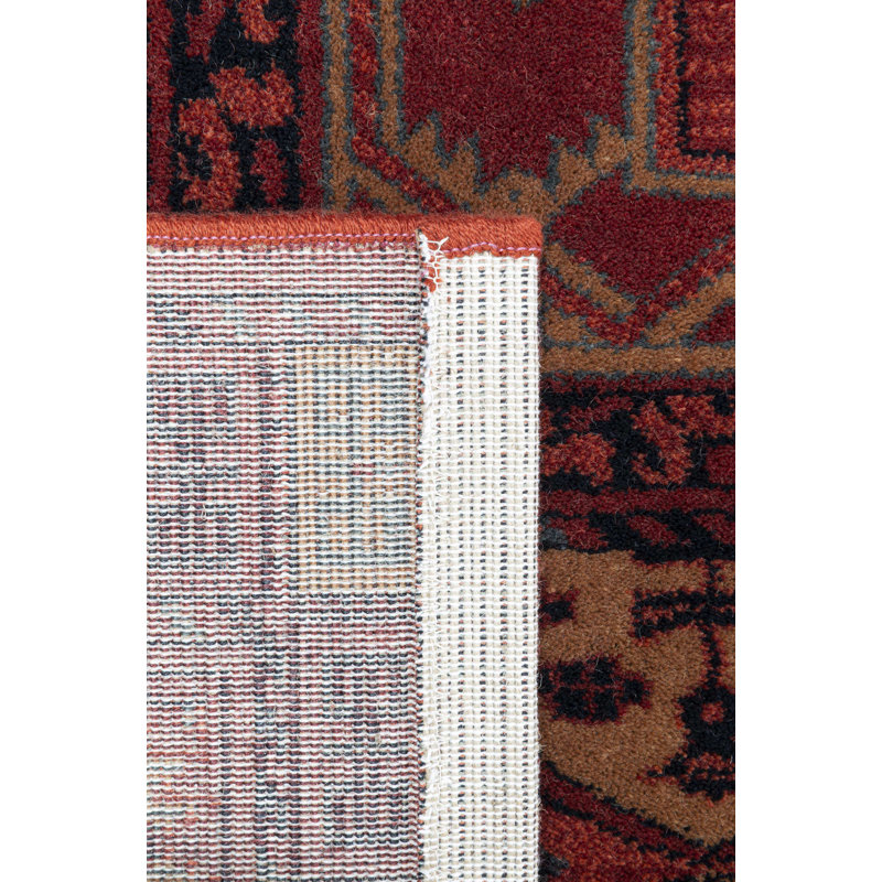 Branches Oriental Wool Area Rug, Runner 67cm x 275cm
