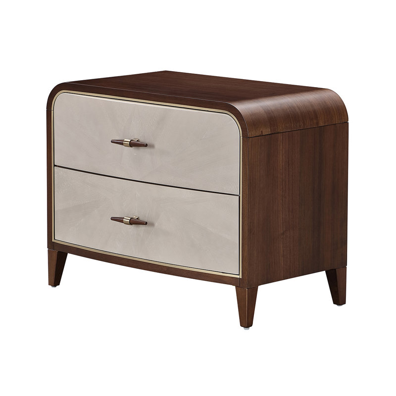Houston Large Nightstand - Walnut