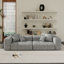 Canapé modulaire en tissu de lin 2 pièces Kay Crumley-629222089