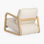 Chaise avec accoudoirs carrés Hanabury