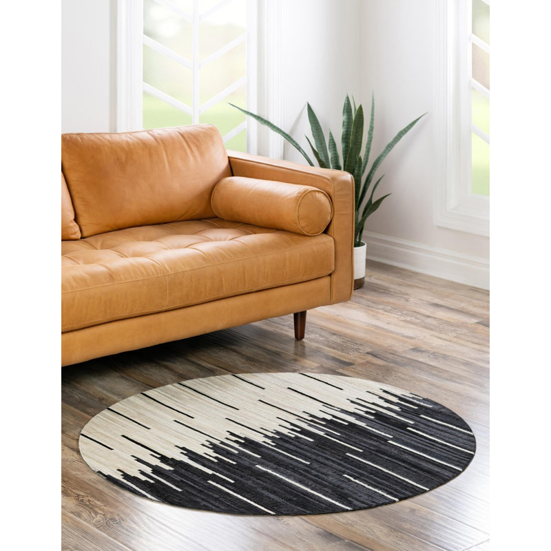 Tapis moderne Modern, Rond 7 pi 10 po