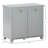 Dubin Tilt-Out Laundry Sorter Cabinet, Bathroom Storage Organizer With Two-Compartment Tilt-Out Hamper
