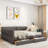 Elegant Upholstered Platform Bed With Usb Ports And 2 Drawers-1953160848