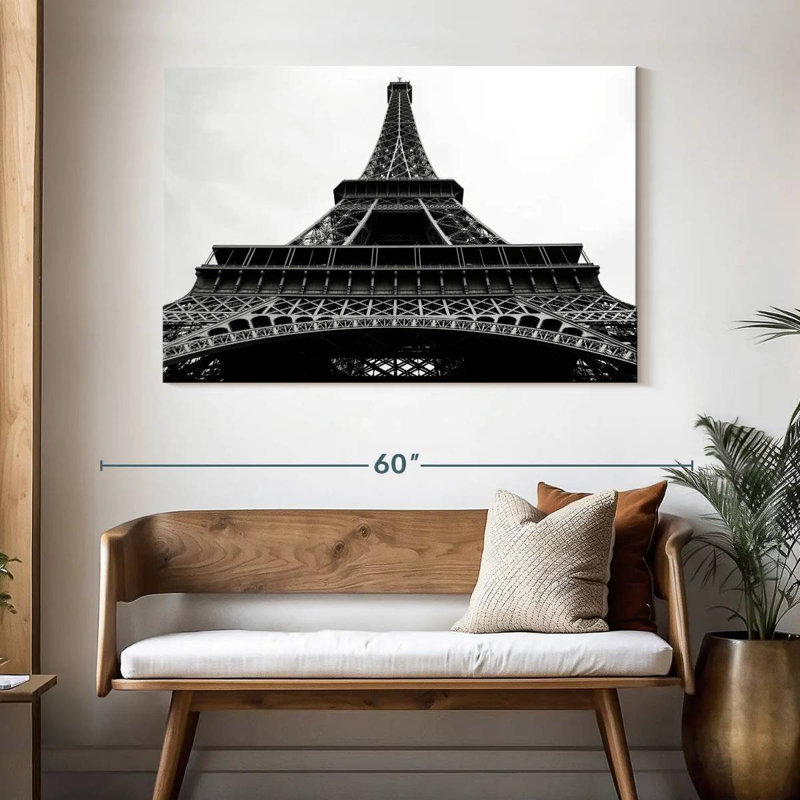 Eiffel Tower Lilie, 32" H x 48" W