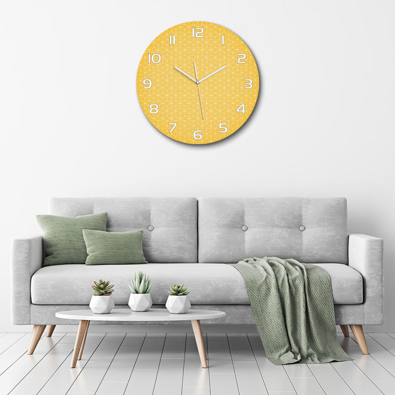 Johnnice Glass Wall Clock