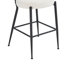 2 tabourets de bar rembourrés en tissu moderne - base en métal, beige élégant et confortable pour la cuisine, la salle à manger, le salon, la structure ergonomique, la hauteur du coussin avec la base rembourrée-1149679534