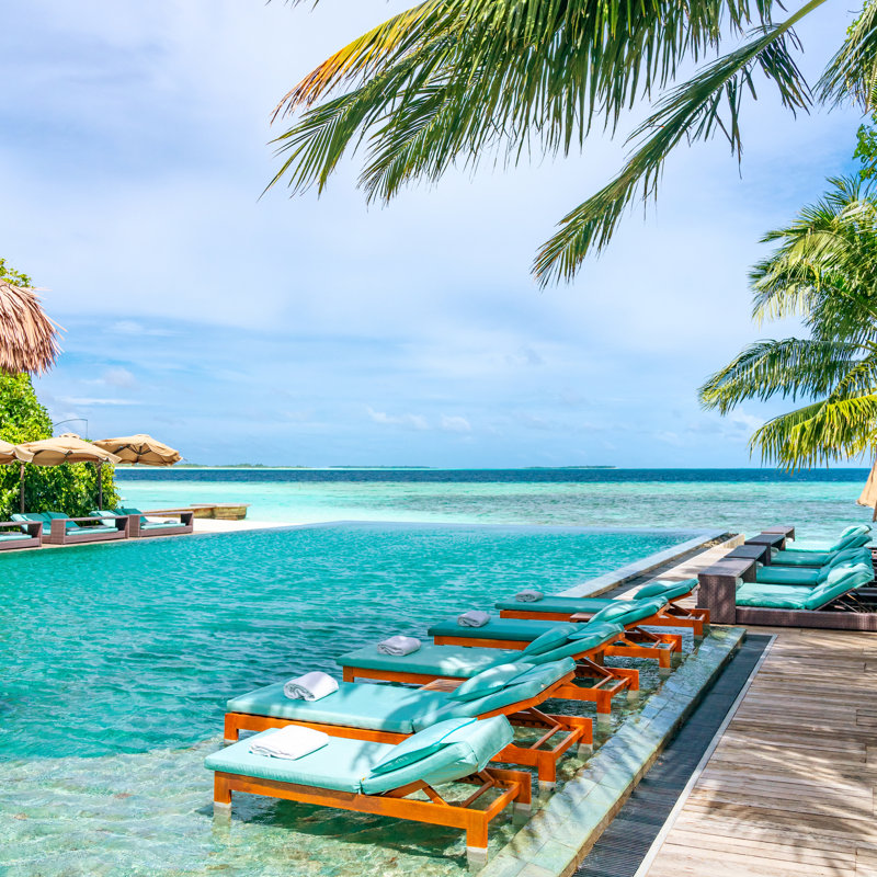 Maldives par Graphixel, H 20 po x l 20 po