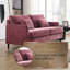 Canapé en chenille de style Mid-Century-1164422393
