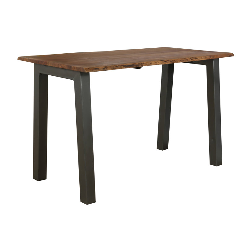 Disalvo Acacia Rectangular Wood Top Dining Table