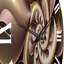 Horloge murale abstraite-93393252
