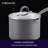 Circulon Radiance Hard-Anodized Nonstick Saucepan with Straining Lid, 3-Quart