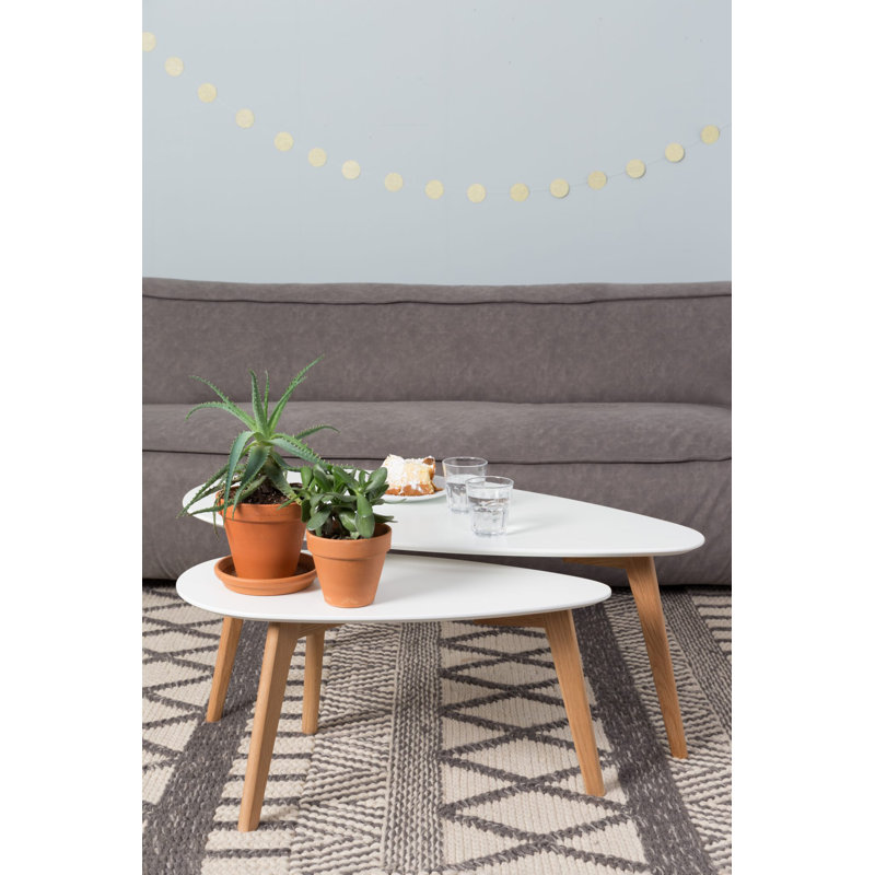 Drop Nesting End Table
