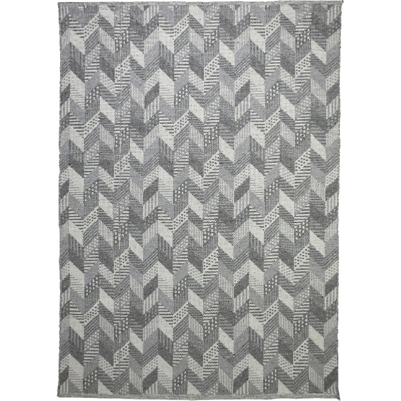 Antwonette Geometric Hand Woven Area Rug, Rectangle 80 x 140cm
