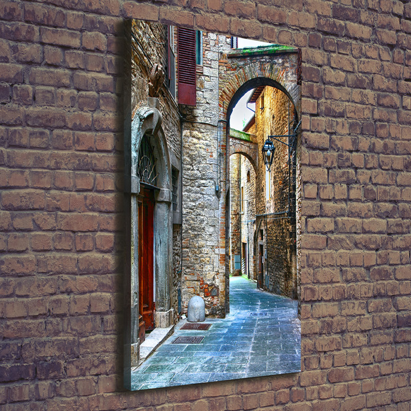 Italian Streets - Wrapped Canvas Print