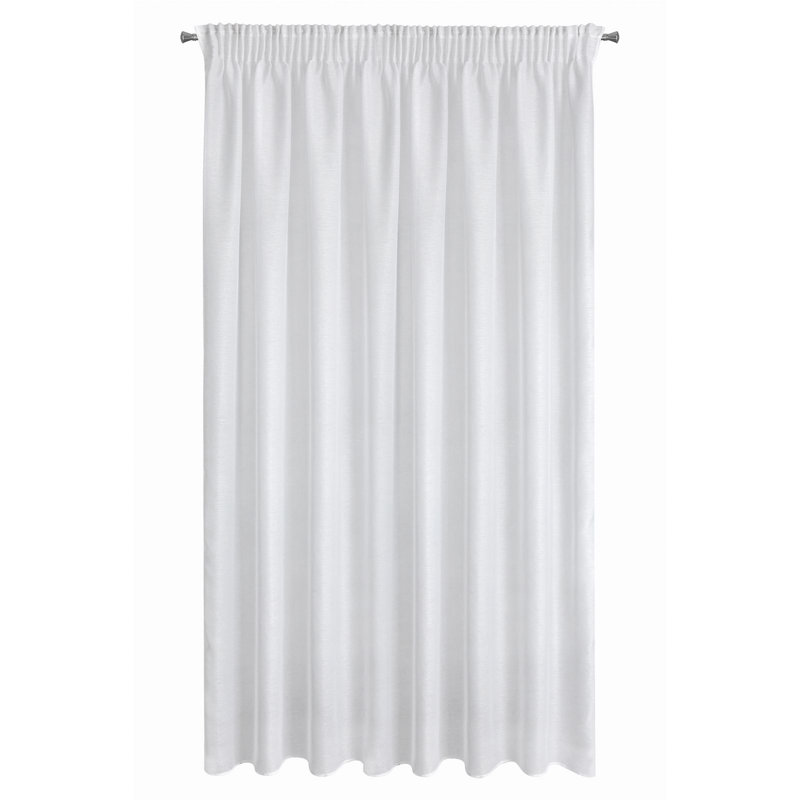 Kaymen Sheer Curtain, 250cm H x 350cm W, Creamy