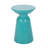 Serenita Outdoor Iron Side Tables With Flared Design, Set Of 2-1824660187