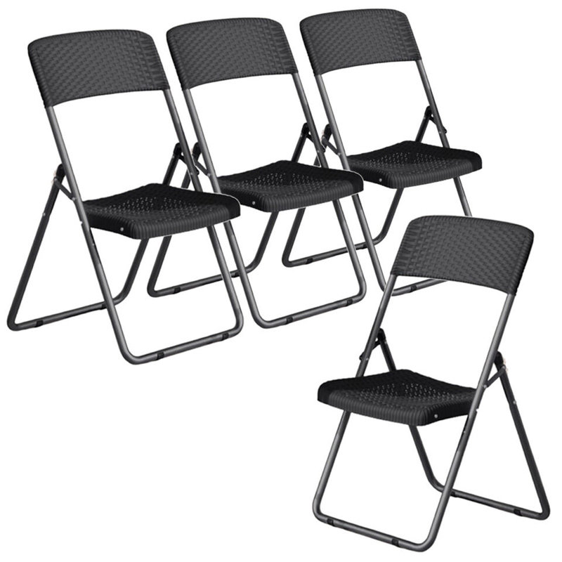 Alyza Metal Stackable Folding Chair Folding Chair Set