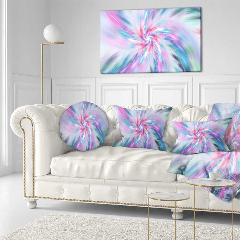 Coussin lombaire floral de fleur exotique