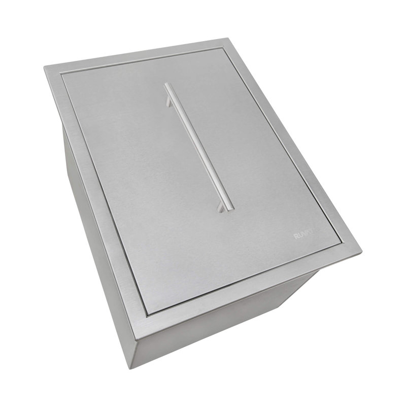 Ruvati 15" L x 20" W Drop-In Kitchen Sink with Accessories