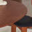Dark Brown Durable Multi-functional Round Table-1770732841