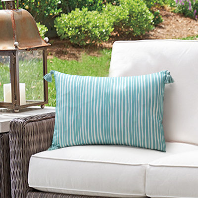My Cottage Living Outdoor Tassels Outdoor Throw Pillow