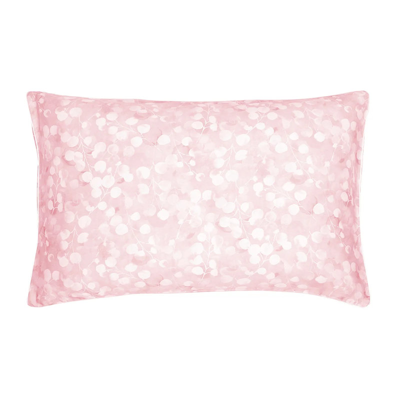 Rosée rose pink Standard sham, Queen