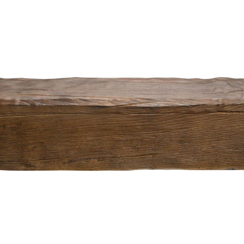 Poutre moderne en faux bois 5-7 / 8 po x 7-7 / 8 po x 153 po, Chêne médium