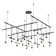 Suspenders 19 - Light Dimmable LED Modern Linear Chandelier