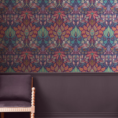 William Morris Dove & Rose Midsummer Wallpaper