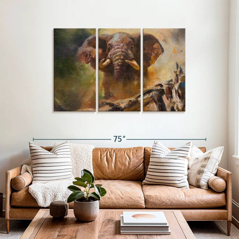 Brampt Elephant's Dream, 36" H x 57" W